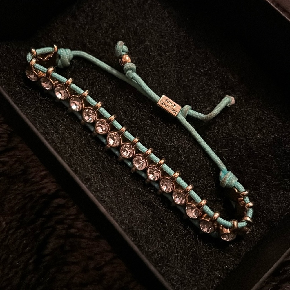 Juicy Couture Turquoise Adjustable Bracelet